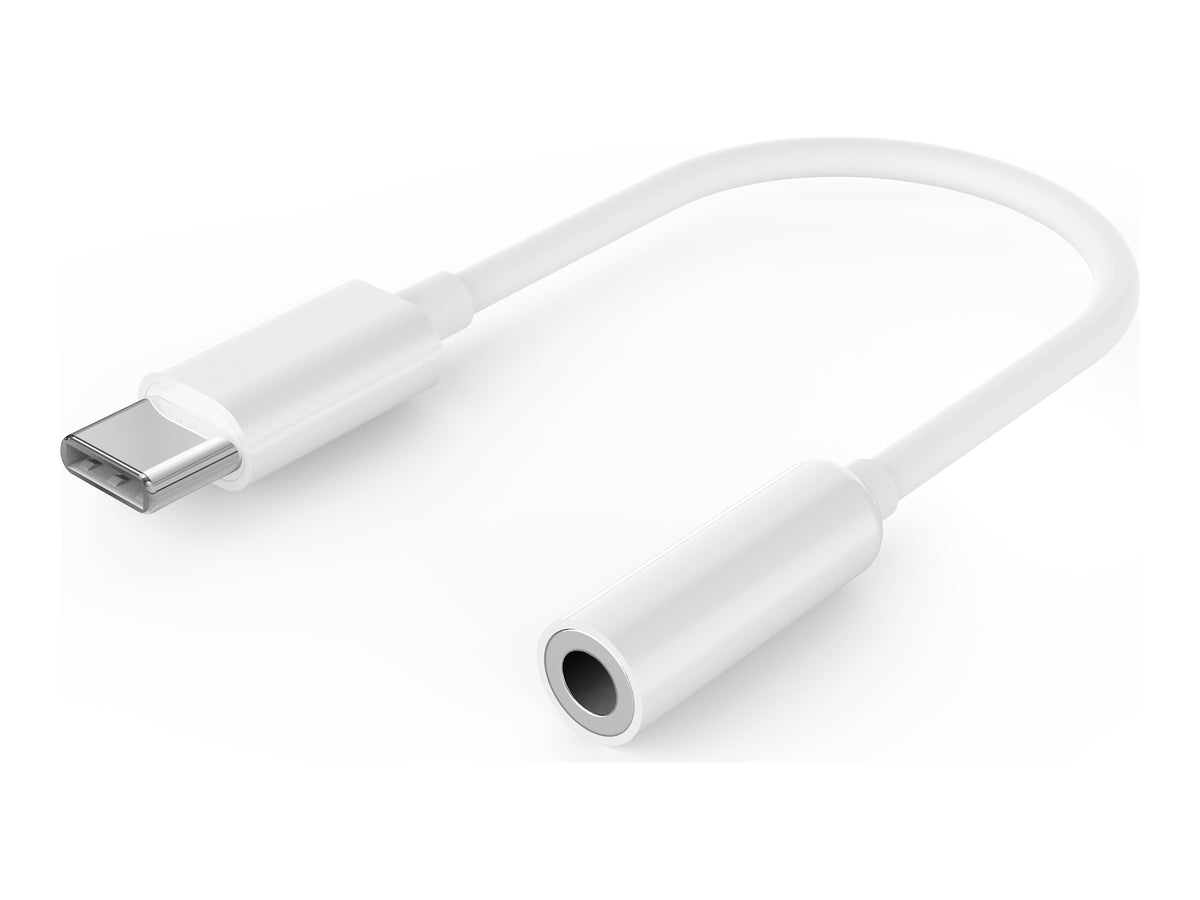 Cablexpert | USB type-C plug to stereo 3.5 mm audio adapter cable, White | A-CM-3.5F-01