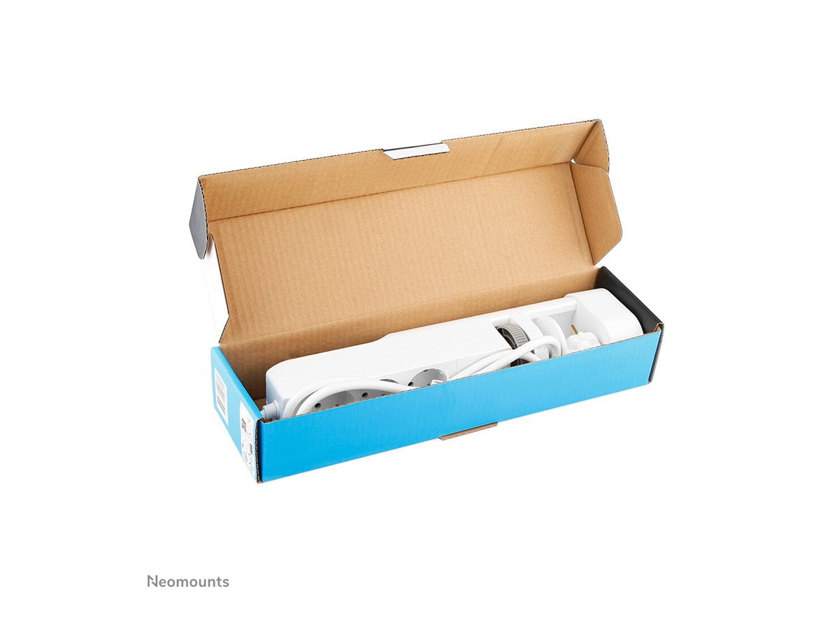 Neomounts | Desk socket with clamp and USB-C and USB-A ports - Quick charge | DS22-840WH6