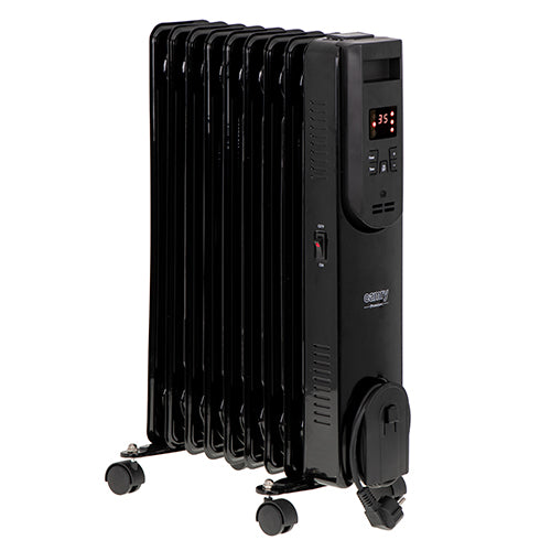 Camry | Heater | CR 7813 | Oil Filled Radiator | 2500 W | Number of power levels 3 | Black