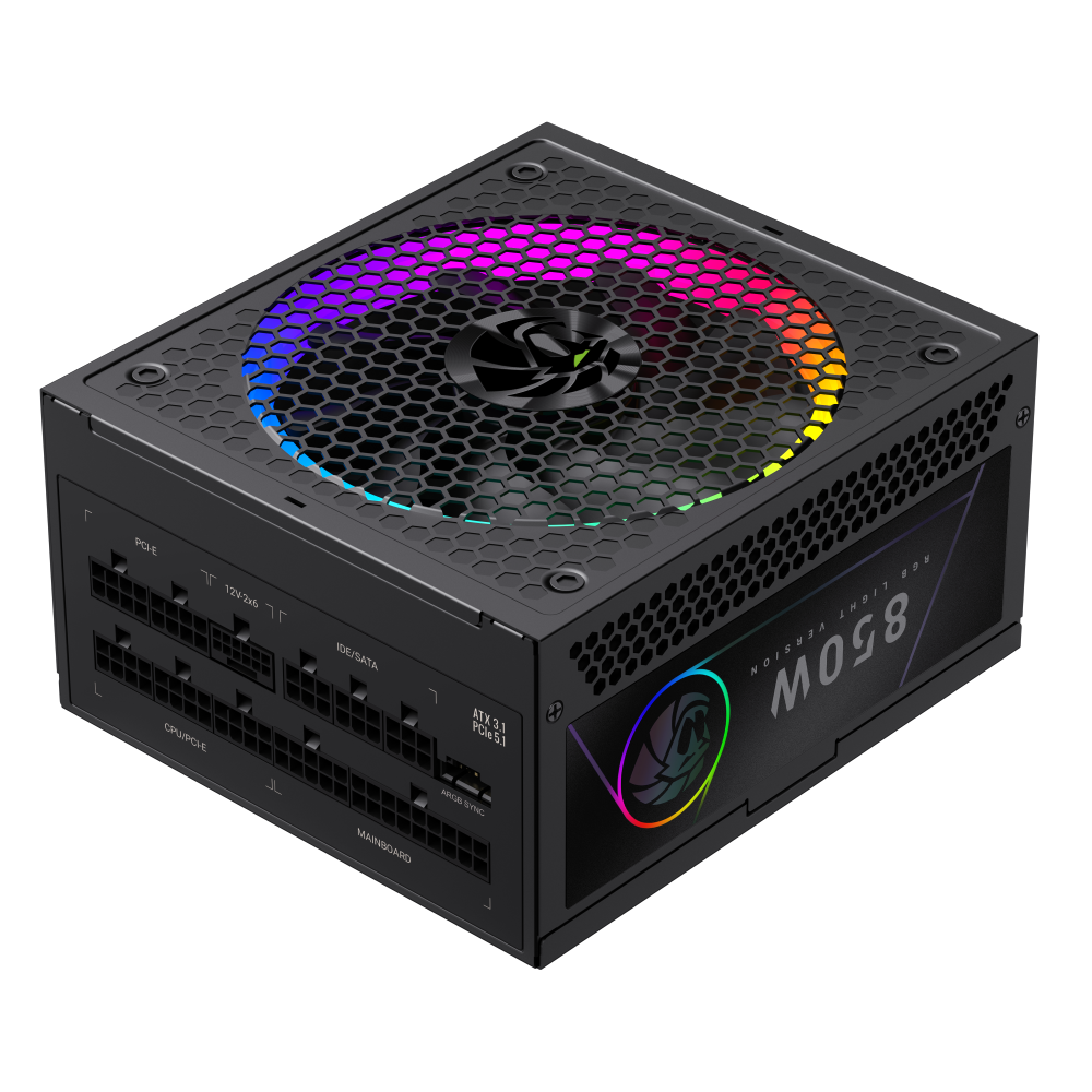 Gamemax PSU | RGB PRO 850G | 850 W | Gold | Full Modular