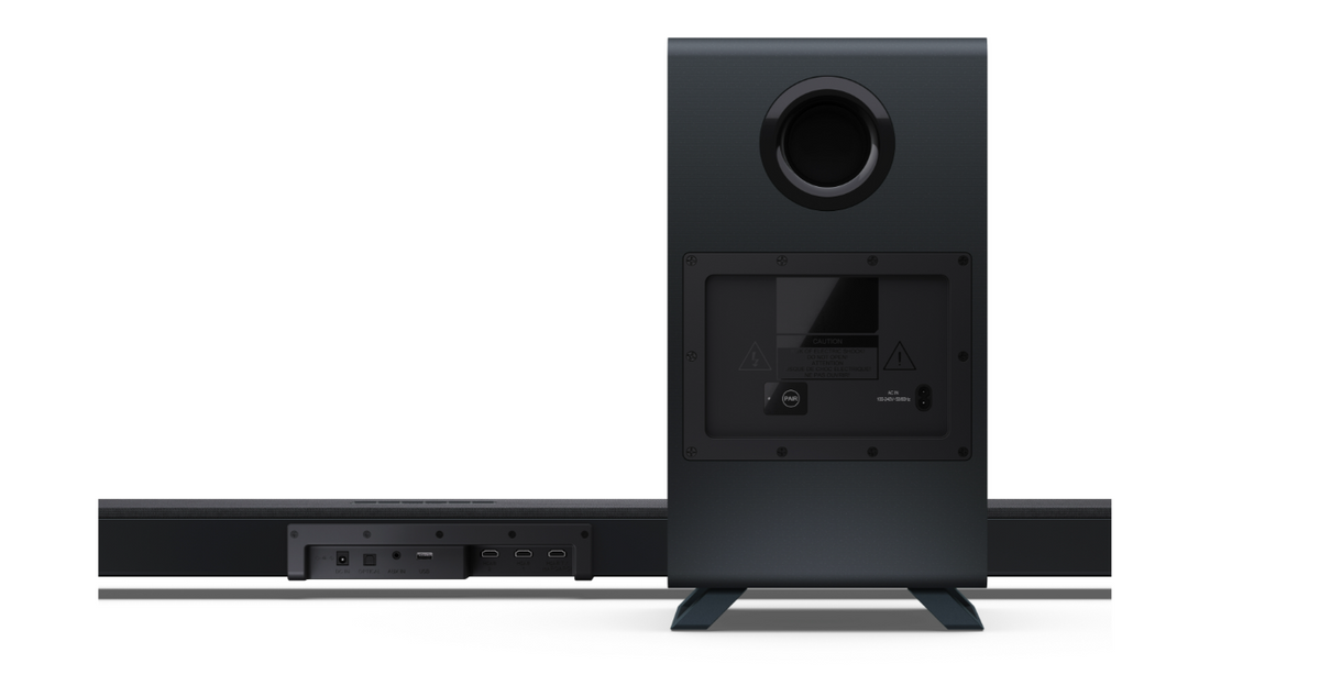 Sharp | 5.1.2 Dolby Atmos/DTS:X Soundbar with Wireless Subwoofer | HT-SBW55121(BK) | Bluetooth