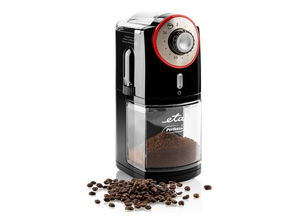 ETA | Grinder | Perfetto ETA006890000 | 100 W | Coffee beans capacity 200 g | Lid safety switch | Number of cups Up to 14 pc(s) | Black