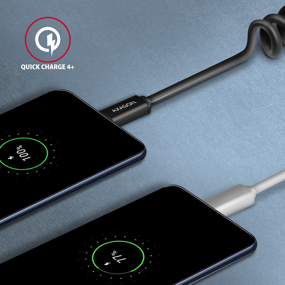 AXAGON | Twister Cable, 0.6 m | BUCM-CM10TB | USB Type C to USB Type C