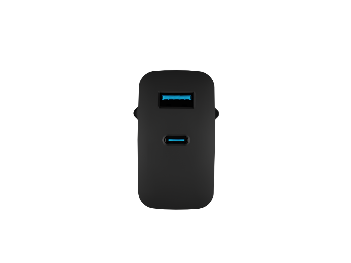 Natec Ribera USB Charger, 1x USB-A, 1x USB-C, 45 W | NUC-2143