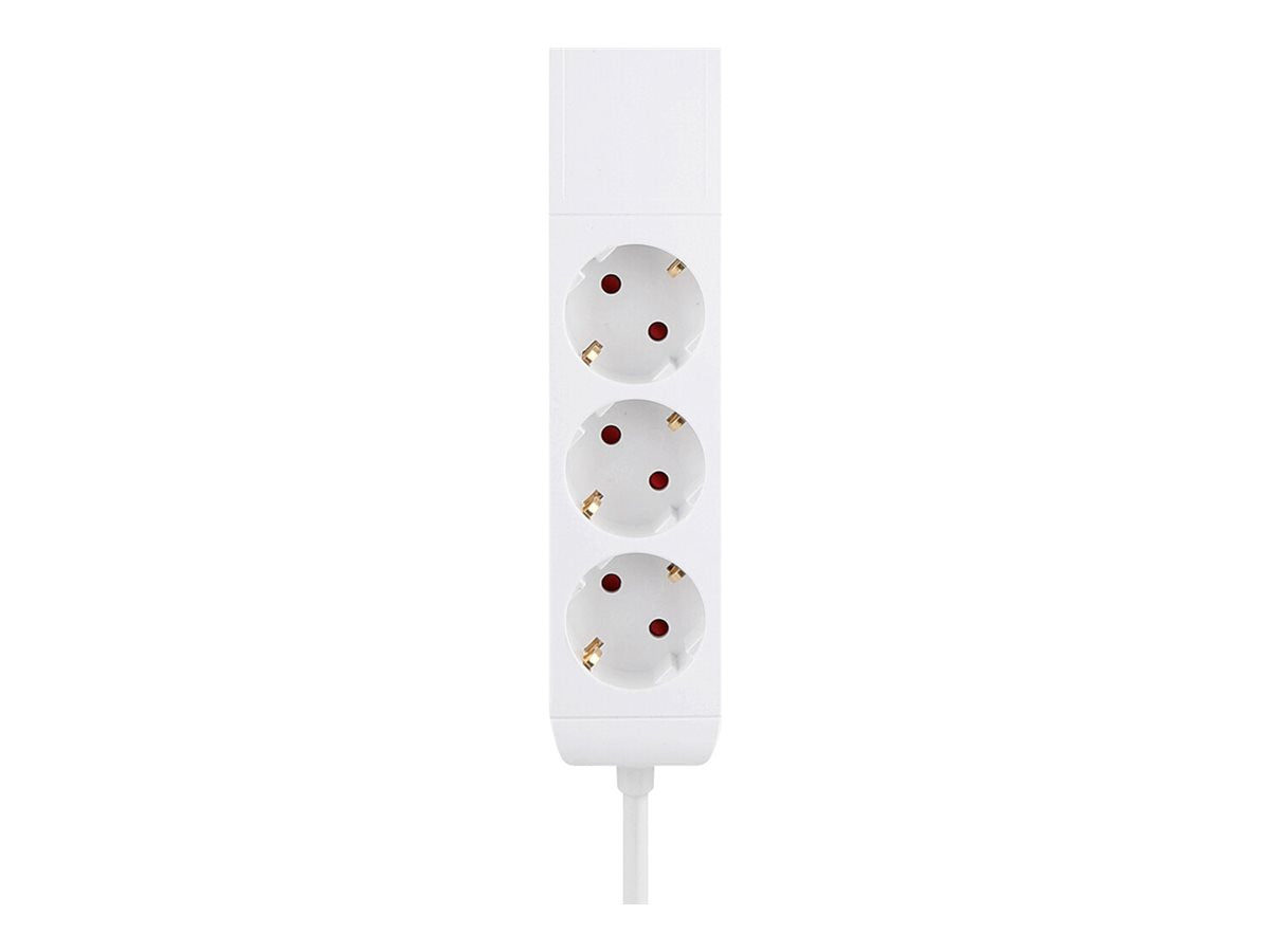 Neomounts | Desk socket with clamp and USB-C and USB-A ports - Quick charge | DS22-840WH6