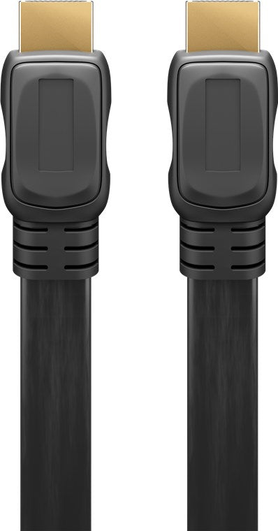 Goobay | High Speed HDMI Flat Cable with Ethernet | 61279 | HDMI male (type A) | HDMI (type A) | HDMI to HDMI | 2 m