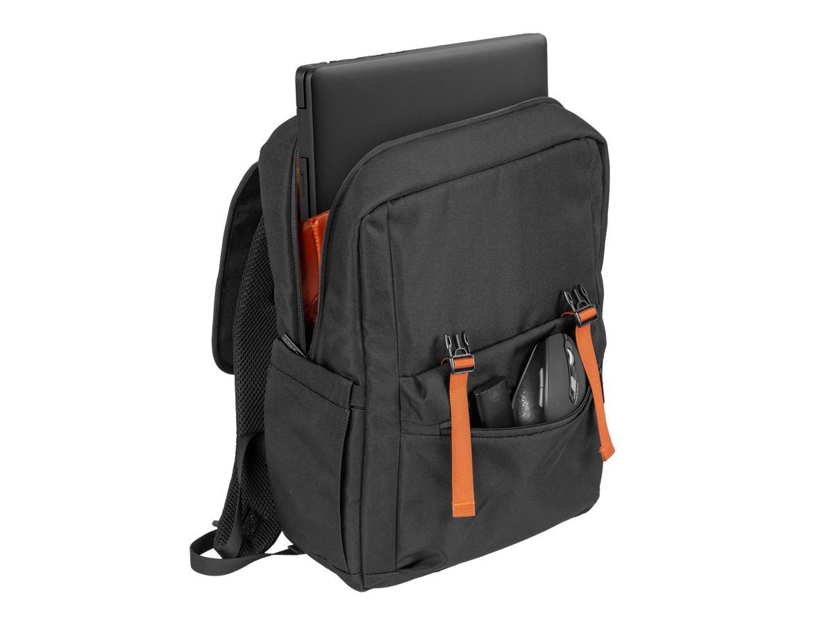 Natec | Backpack | Niala | Fits up to size 15.6 " | Backpack | Black/Orange