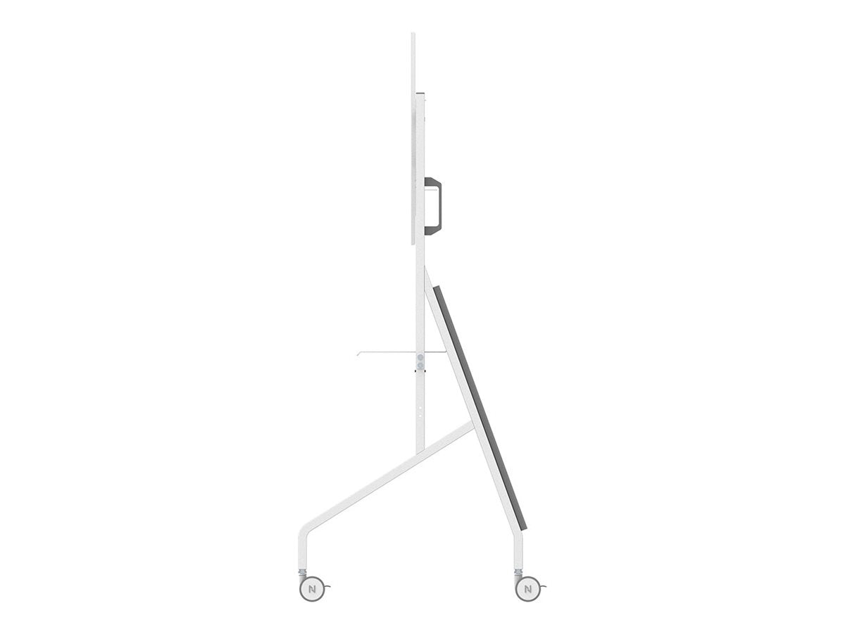Neomounts Floor stand | FL50-525WH1 TV trolley | Adjustable Height | 55-86 " | Maximum weight (capacity) 76 kg | White