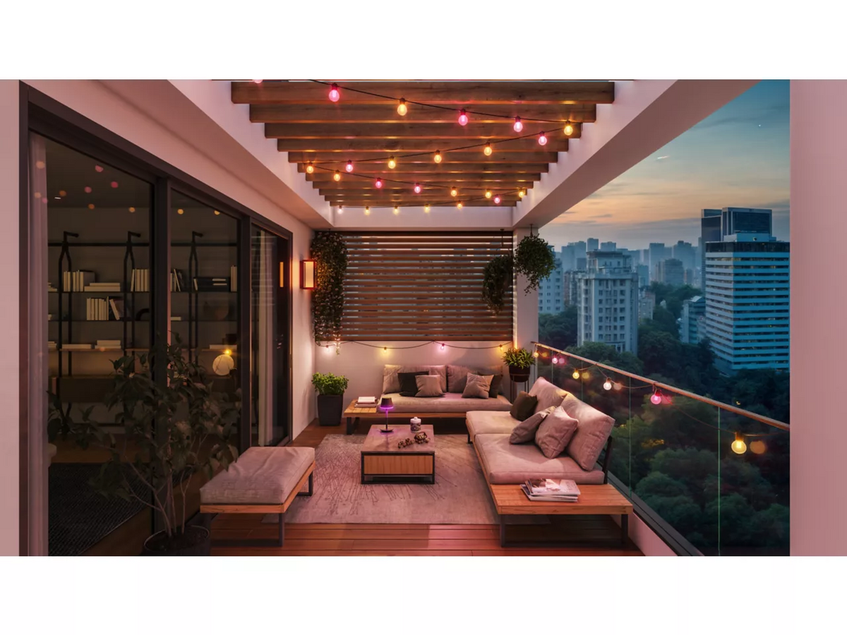 Philips Hue Festavia Globe Outdoor String Lights, 7m Extension | 30 W | Bluetooth, Zigbee