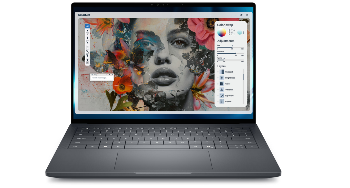 Dell Pro Precision 7 14 PW714260 | 14 " | FHD+ | 1920 x 1200 pixels | Anti-glare | Intel Core Ultra 9 | 386H | 32 GB | LPDDR5x | Solid-state drive capacity 1000 GB | NVIDIA RTX PRO 2000 Blackwell | GDDR7 | 8 GB | Windows 11 Pro | Keyboard language English