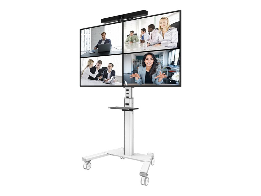 Neomounts AV1-825BL Videobar and multimedia kit - universal | Adjustable Height | Maximum weight (capacity) 9 kg | Black