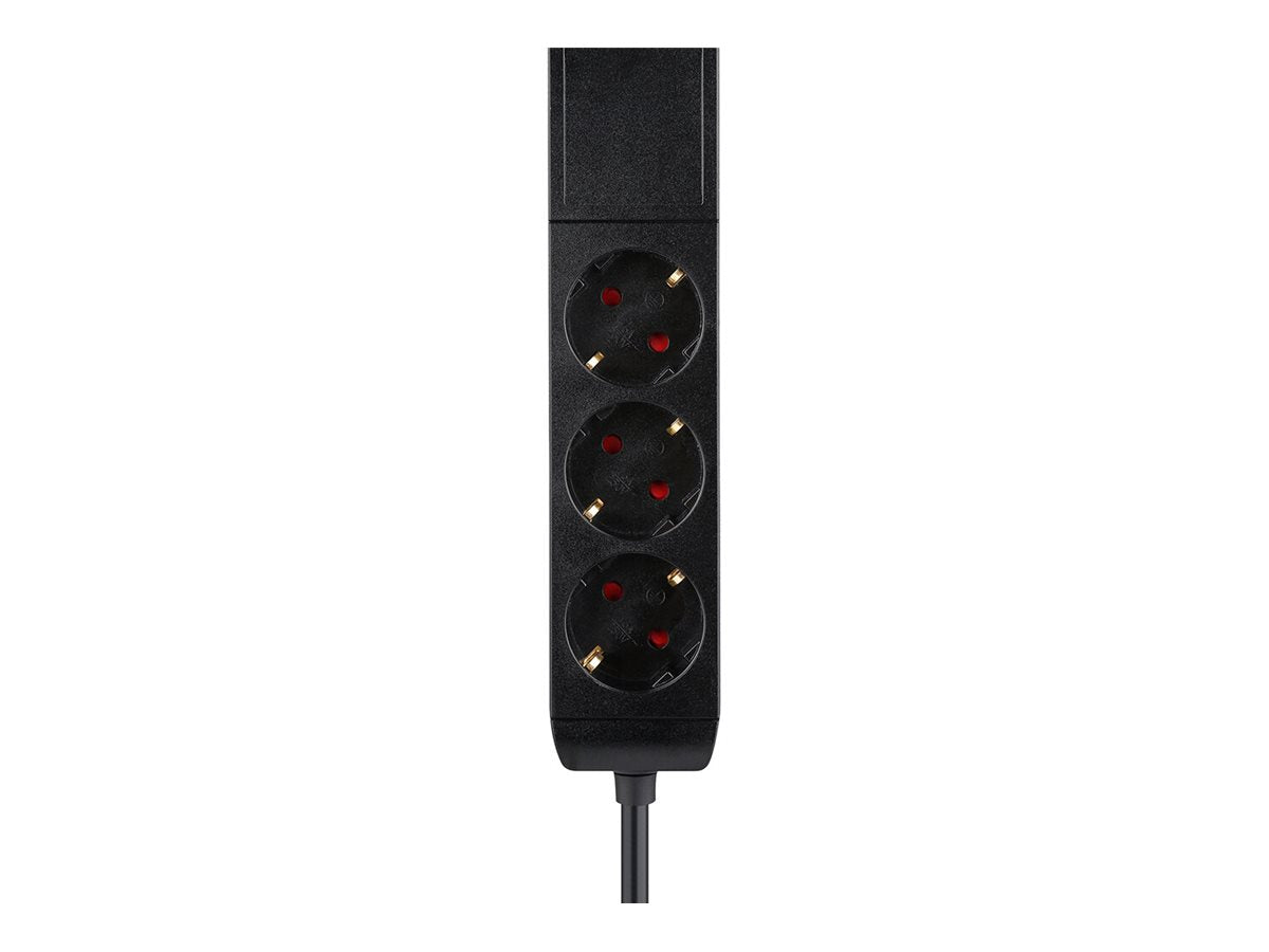 Neomounts | Desk socket with clamp and USB-C and USB-A ports - Quick charge | DS22-840BL6