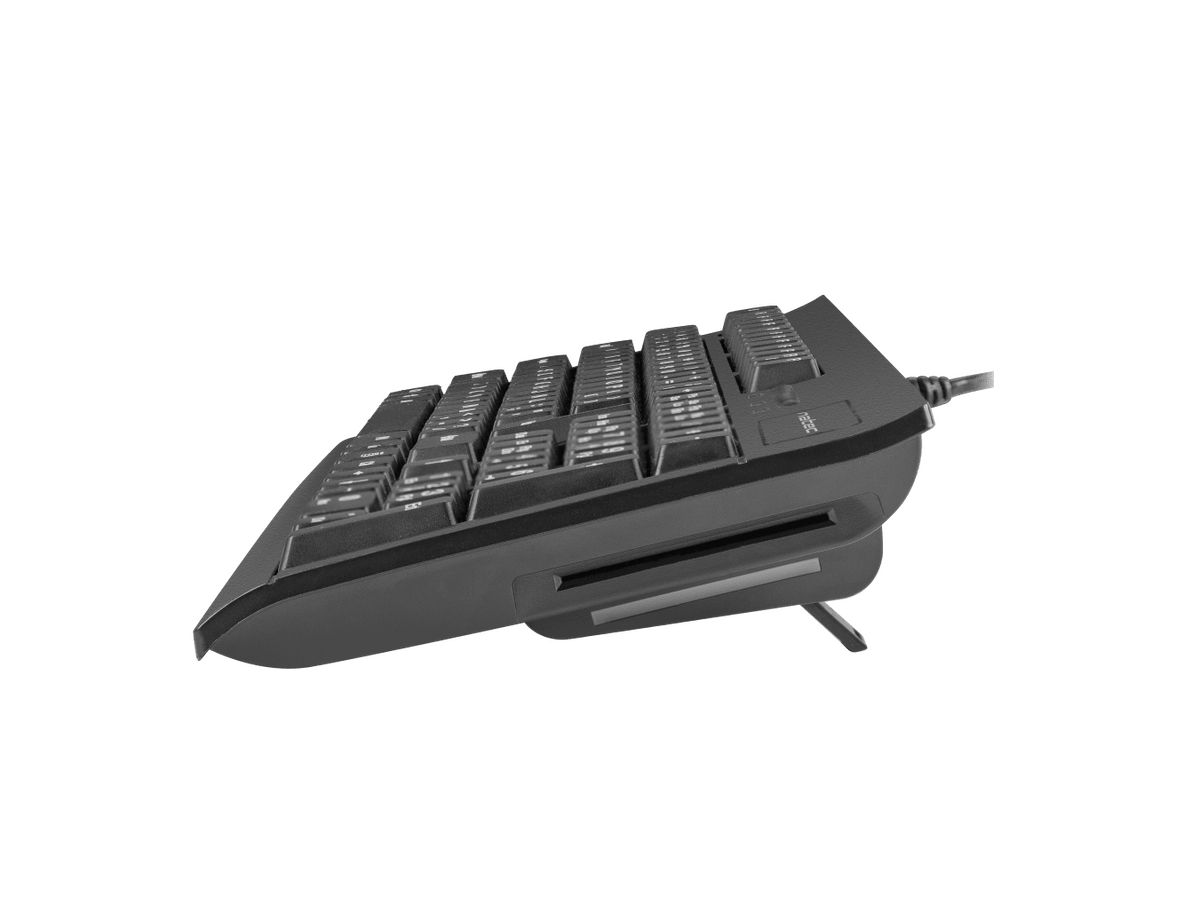 Natec | Moray | Keyboard with Smart ID card reader | Wired | US | Black