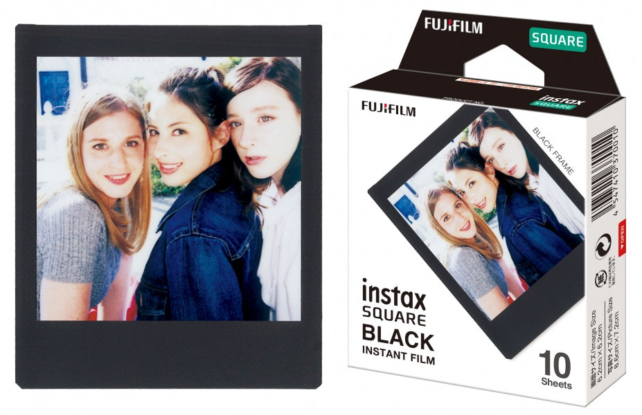 Fujifilm | Instax Square Instant Film Black | Glossy | Quantity 10