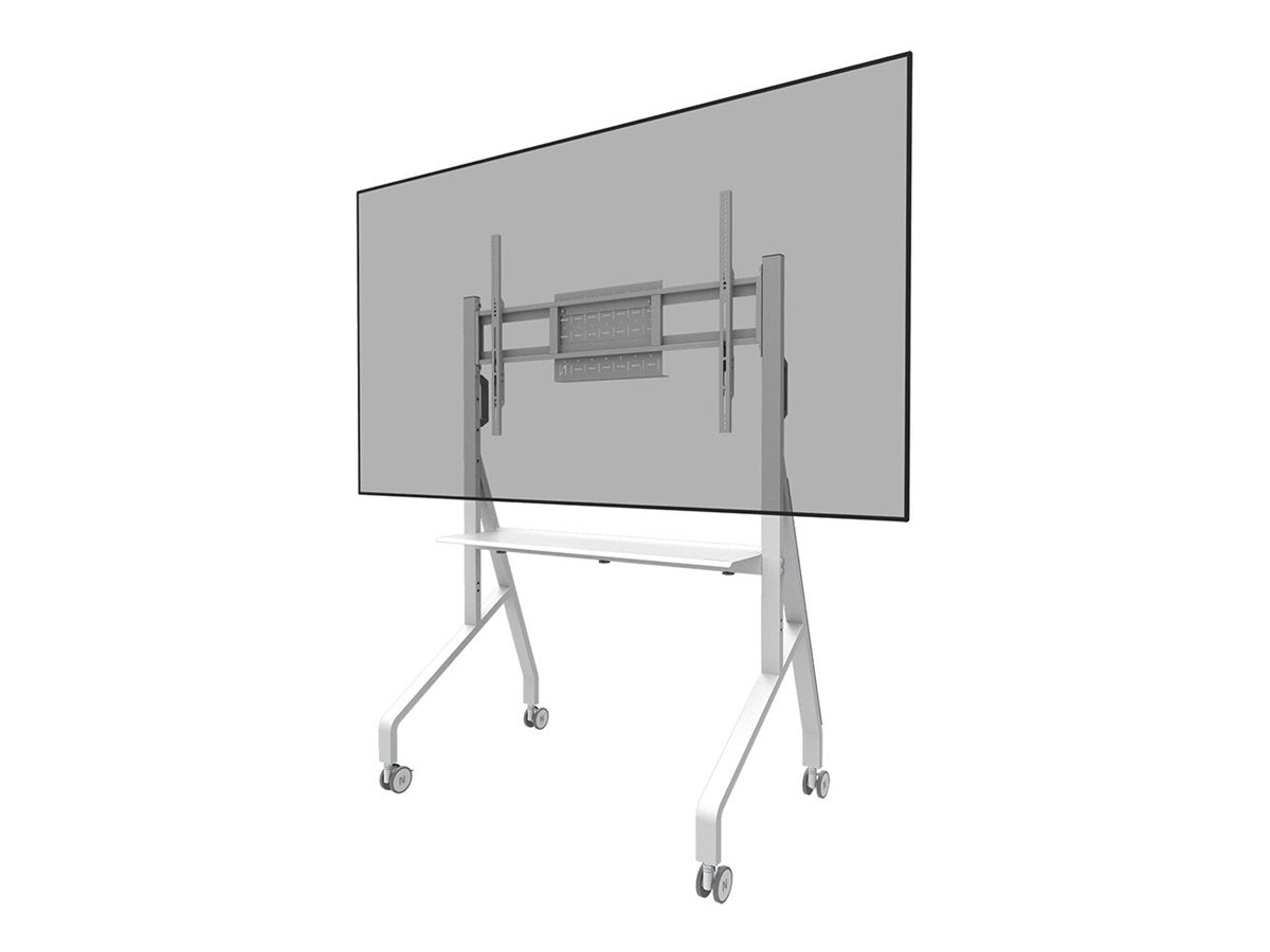 Neomounts Floor stand | FL50-525WH1 TV trolley | Adjustable Height | 55-86 " | Maximum weight (capacity) 76 kg | White