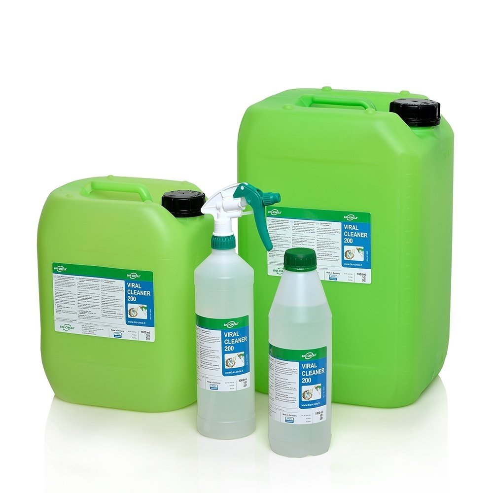 Jautrių paviršių valiklis naikinantis mikroorganizmus Viral Cleaner 200, 10 L
