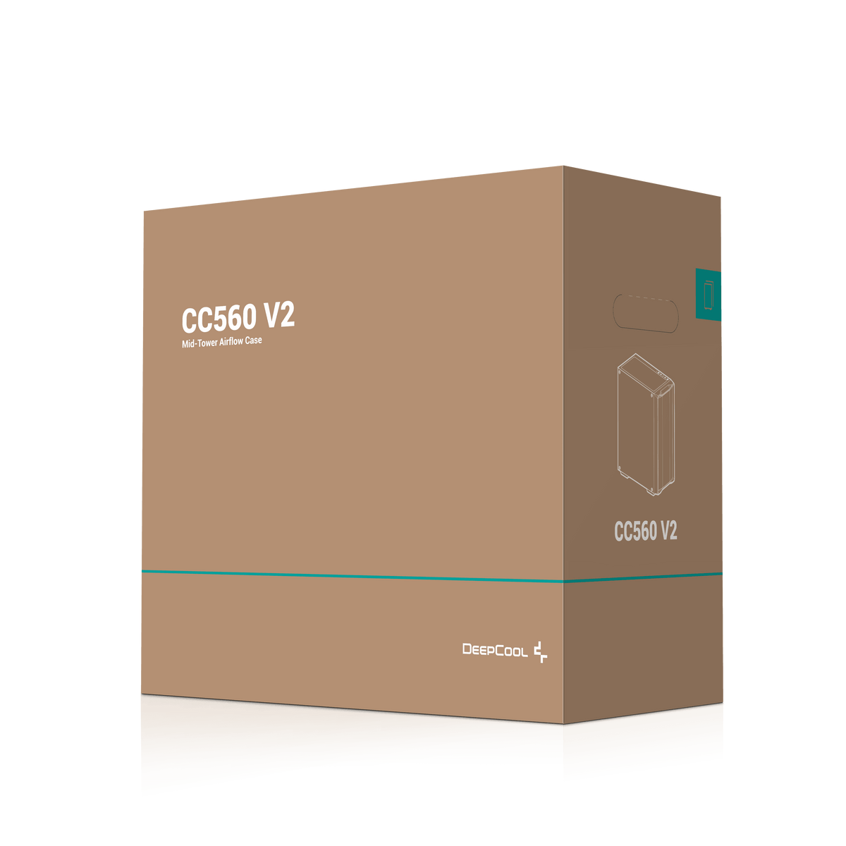 Deepcool | Case | CC560 V2 | Mid-Tower | ATX PS2 | Black