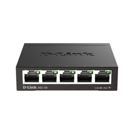 D-Link | Ethernet Switch | DGS-105/E | Unmanaged | Desktop | Gigabit Ethernet (copper) ports quantity 5 | 60 month(s)