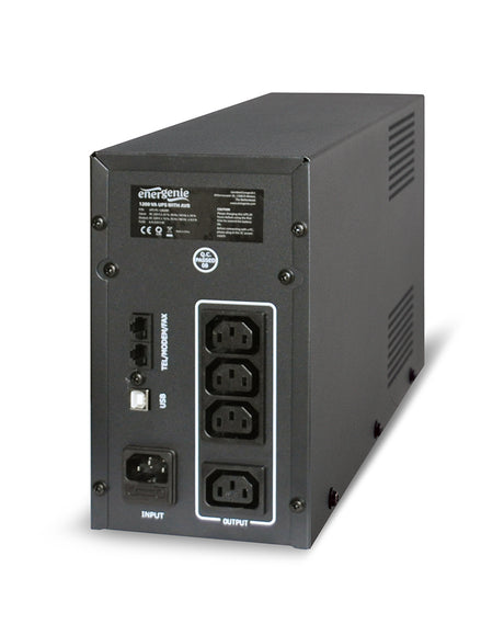 EnerGenie | UPS UPS-PC-1202AP | 1200 VA | 220 V | 220 V