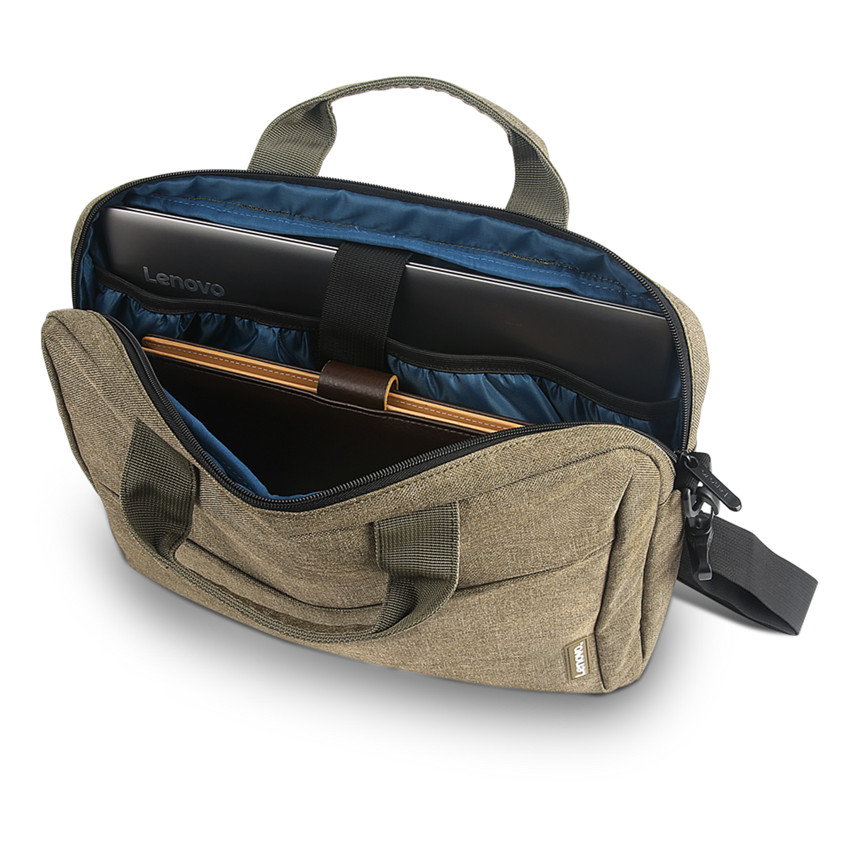 Lenovo | Casual Toploader T210 | Fits up to size 15.6 " | Messenger - Briefcase | Green