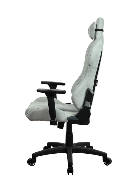 Arozzi Torretta SoftFabric | Gaming Chair | Frame material: Metal; Wheel base: Nylon; Upholstery: Soft Fabric | Pearl Green