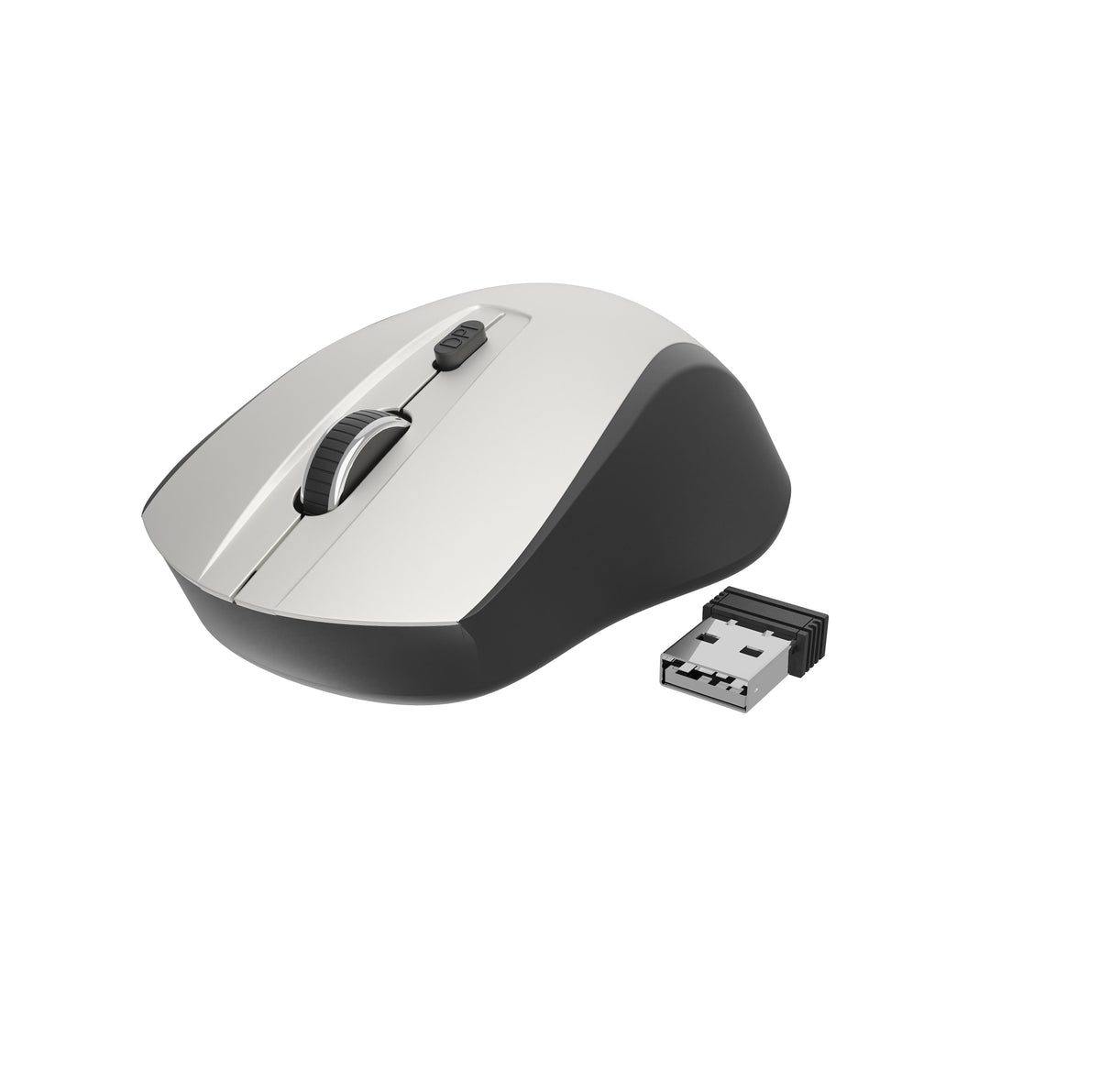 Gembird | Optical Mouse | MUSW-4B-02-BS | Wireless | USB | Black/silver