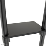 Neomounts Floor stand | NS-M1250BLACK TV trolley | Rotate, Tilt | 37-70 " | Maximum weight (capacity) 70 kg | Black