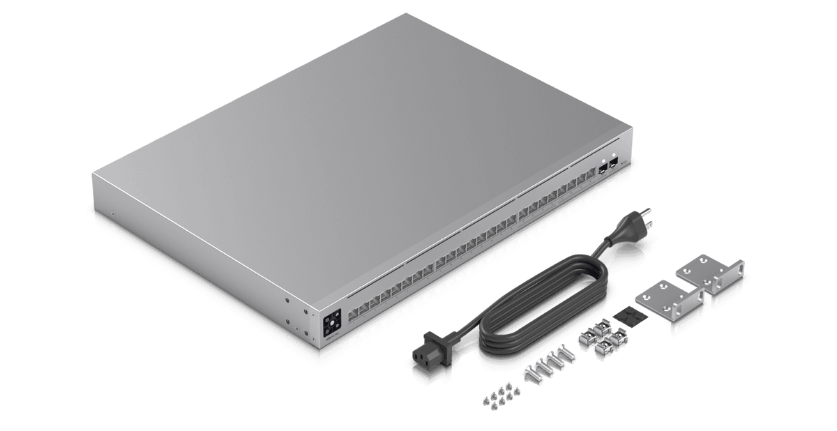 Ubiquiti | Etherlighting Switch with 2.5 GbE | USW-Pro-Max-24 | Managed L3 | Rackmountable | Gigabit Ethernet (copper) ports quantity 24
