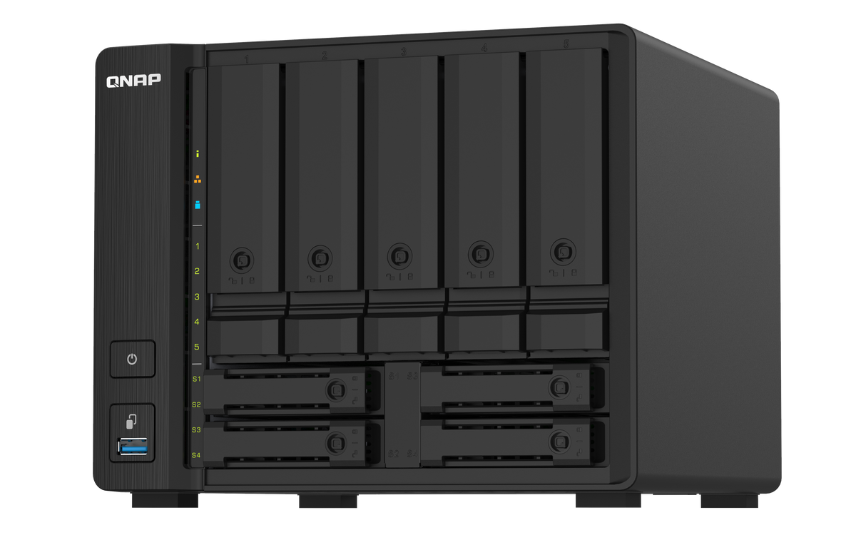 QNAP | 9-Bay QTS NAS | TS-932PX-4G | Up to 9 HDD/SSD Hot-Swap | AnnapurnaLabs Alpine | AL324 ARM Cortex-A57 Quad-Core | Processor frequency 1.7 GHz | 4 GB | DDR4