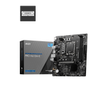 MSI | PRO H610M-E | Processor family Intel | Processor socket  LGA1700 | Supported hard disk drive interfaces SATA, M.2 | Number of SATA connectors 4
