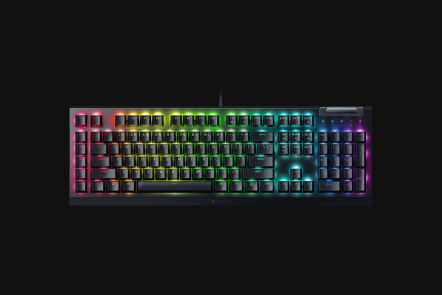 Razer | Mechanical Gaming Keyboard | BlackWidow V4 X | Mechanical Gaming Keyboard | Wired | US | Yellow Mechanical Switches (Linear) | Black
