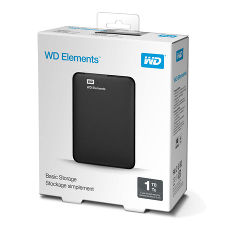 WD Elements ext portable HDD USB3.0 1TB