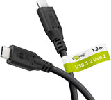 Goobay | USB-C Cable, USB 3.2, 60 W, 10 Gbit/s, Power Delivery | 74205