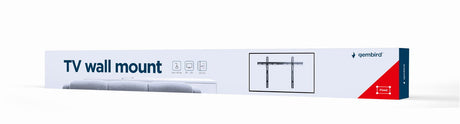 Gembird | Wall mount | WM-70F-02 | Fixed | 37-70 " | Black