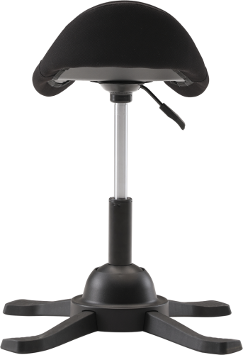 Up Up Toronto ergonominė balansinė kėdė Juoda, Juodas audinys, ilgesnis dujinis keltuvas