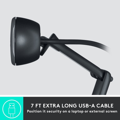Logitech C505 HD Internetinė kamera HD 1280x720, USB, Graphite