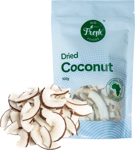Eco fresh foods Džiovinti kokosai 100 g
