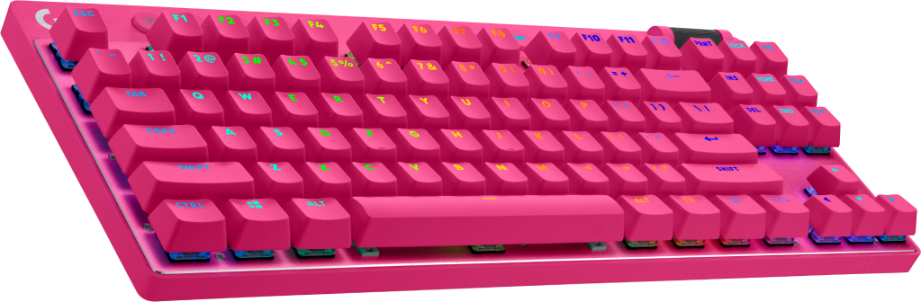 Logitech G PRO X TKL LIGHTSPEED Belaidė žaidimų klaviatūra, Tenkeyless, Tactile, US INT, Pink