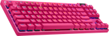 Logitech G PRO X TKL LIGHTSPEED Belaidė žaidimų klaviatūra, Tenkeyless, Tactile, US INT, Pink