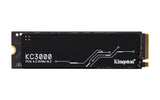 Kingston | SSD | KC3000 | 1024 GB | SSD form factor M.2 2280 | Solid-state drive interface PCIe 4.0 NVMe M.2 | Read speed 7000 MB/s | Write speed 6000 MB/s
