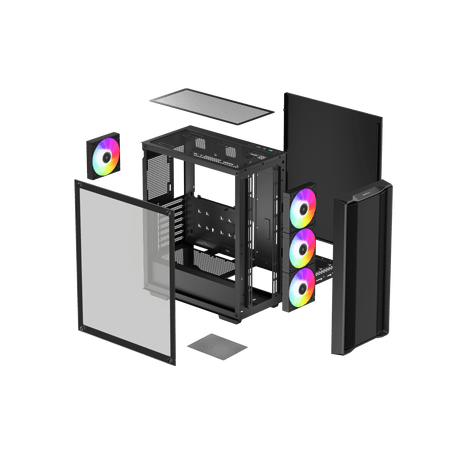 Deepcool | CC560 ARGB V2 | Mid Tower | ATX PS2 | Black