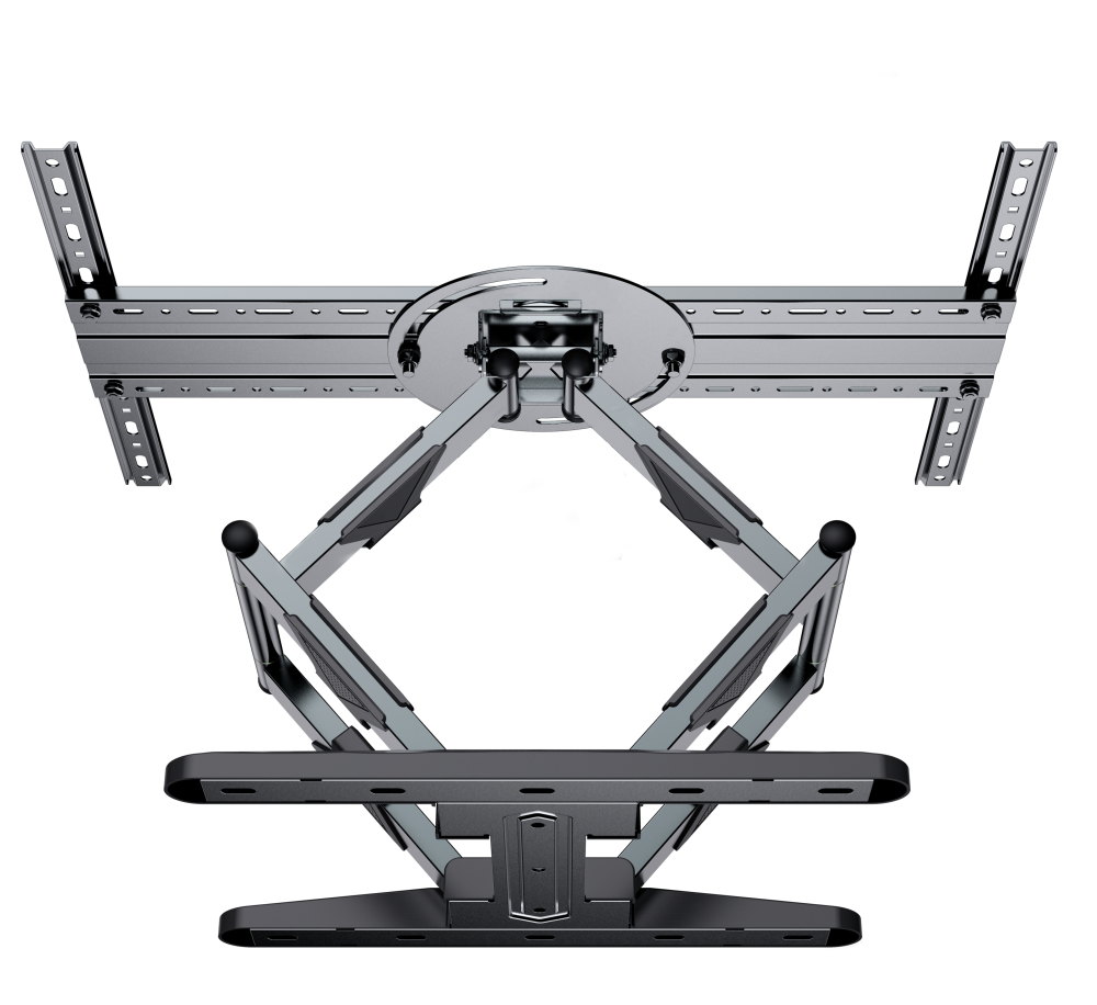 Gembird | Wall mount | WM-80STR-01 | Tilt, swivel, rotate | 40-80 " | Maximum weight (capacity) 50 kg | Black