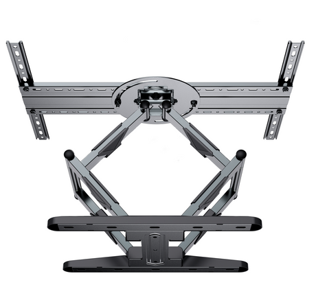 Gembird | Wall mount | WM-80STR-01 | Tilt, swivel, rotate | 40-80 " | Maximum weight (capacity) 50 kg | Black