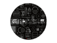 Genesis Protective Floor Mat Tellur 300 Round Gear Floor Mat | Polyester | Multicolor