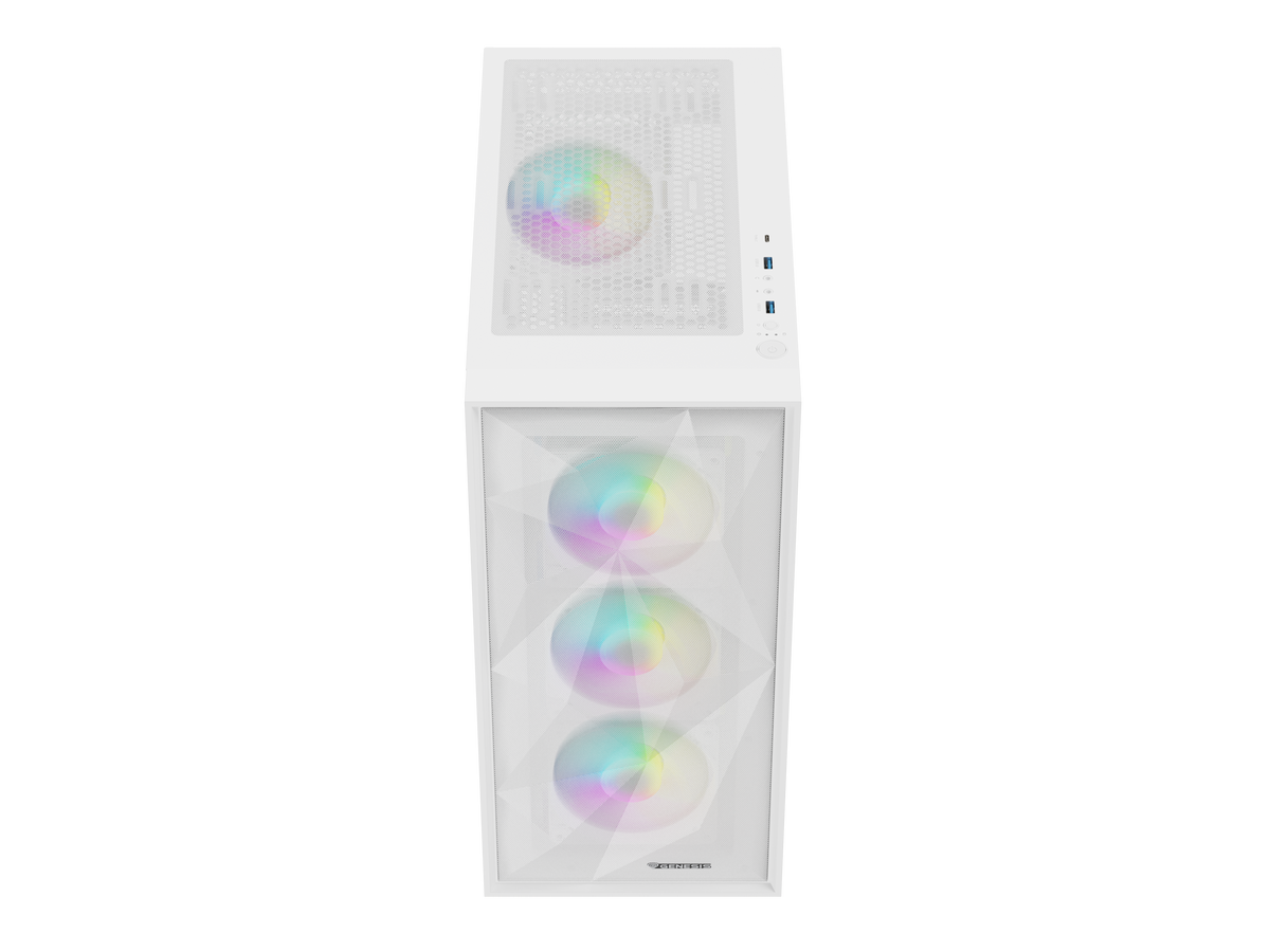 Genesis Gaming PC Case | Diaxid 605 ARGB | Midi Tower | White