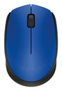 Logitech M171 Belaidė pelė RF Wireless, 1000 DPI, Blue/Black