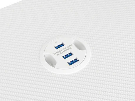 Genesis | Gaming Desk | Holm 320 RGB | White
