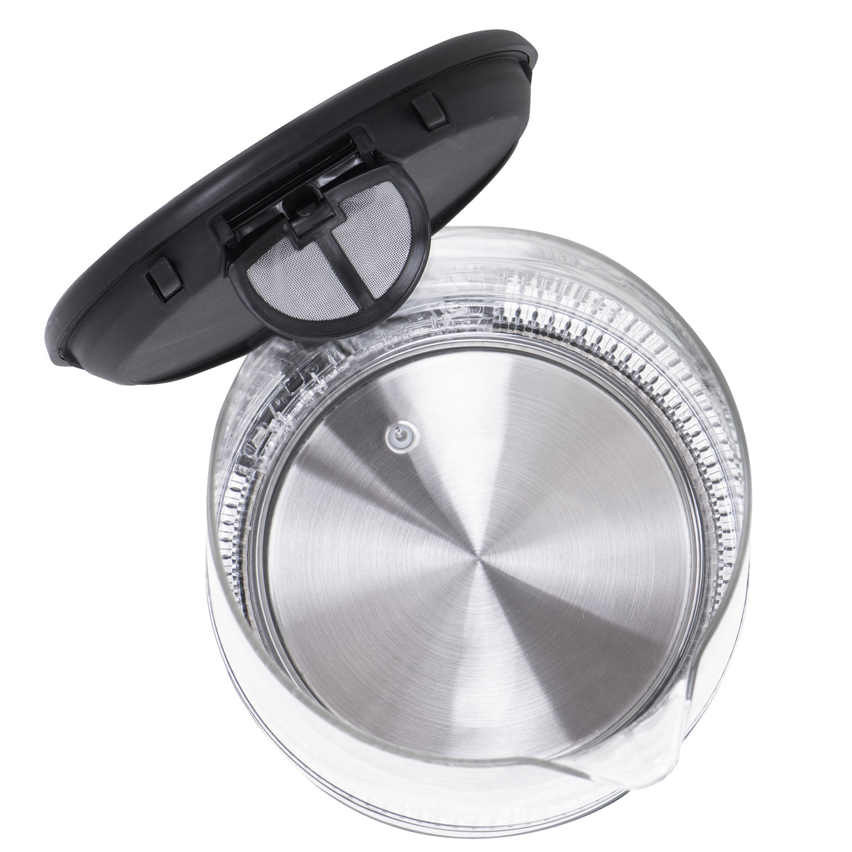 Mesko | Kettle | MS 1301b | Electric | 1850 W | 1.7 L | Glass | 360° rotational base | Black