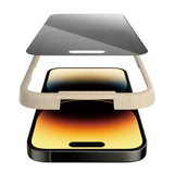 PanzerGlass | Screen protector | Apple | iPhone 14 Pro | Glass | Black | Ultra-Wide Fit; Easy installation; Privacy Filter; Fingerprint resistant | Privacy