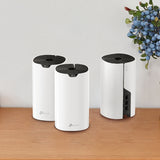 TP-LINK | AC1900 Whole Home Mesh Wi-Fi System | Deco S7 (3-pack) | 802.11ac | 10/100/1000 Mbit/s | Ethernet LAN (RJ-45) ports 1 | Mesh Support Yes | MU-MiMO Yes | No mobile broadband | Antenna type Internal